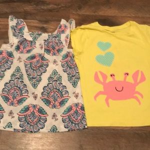 Two Carter’s shirts